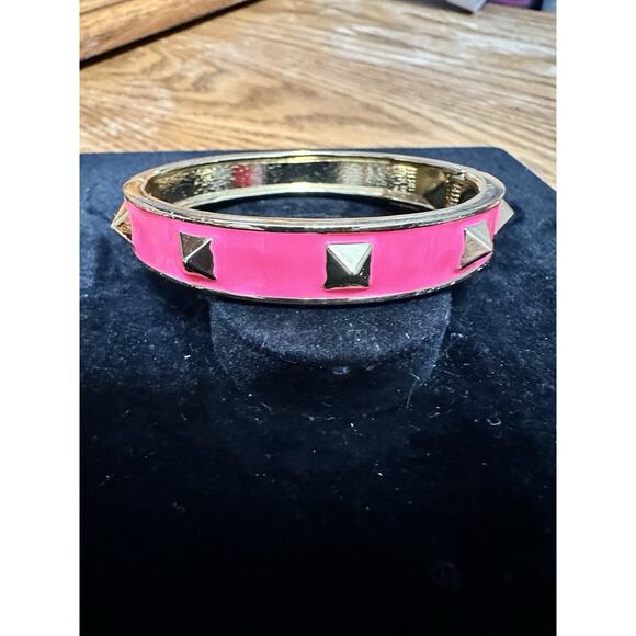 Sequin Nordstrom Multicolor Gold Tone Statement Enamel Bangle Bracelet # 206 - Picture 1 of 3